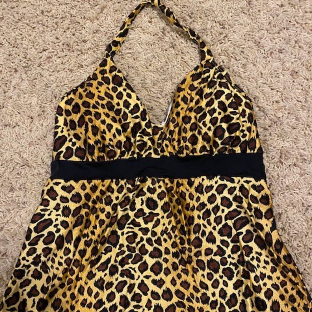 Venus leopard tankini